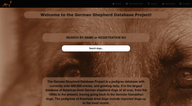 germanshepherddatabase.org