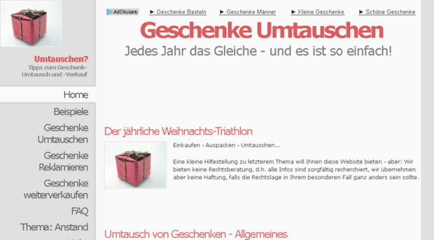 geschenke-umtauschen.de