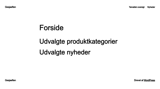 gesjaeften.dk