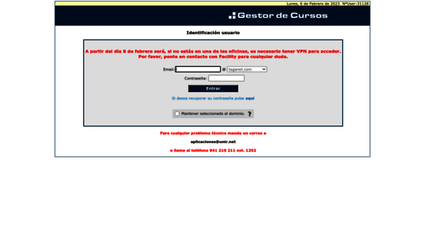 gestorcursos.unir.net