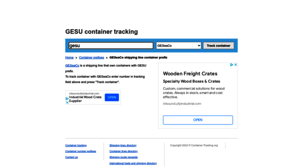 gesu.container-tracking.org