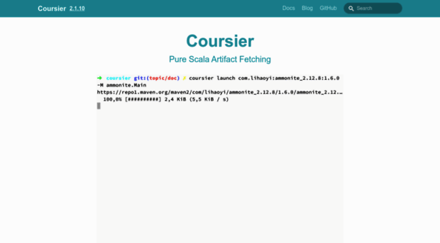 get-coursier.io