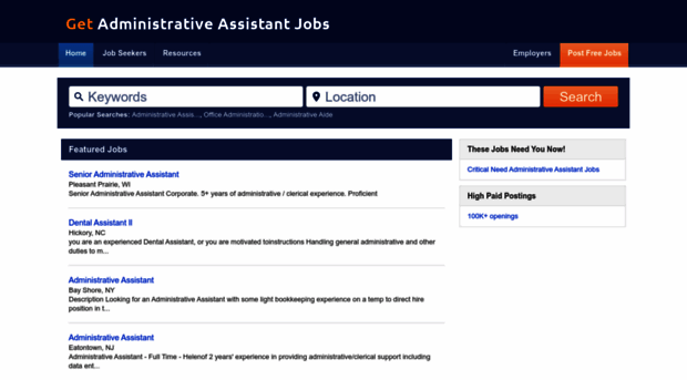 getadministrativeassistantjobs.com