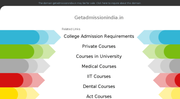 getadmissionindia.in