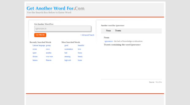getanotherwordfor.com