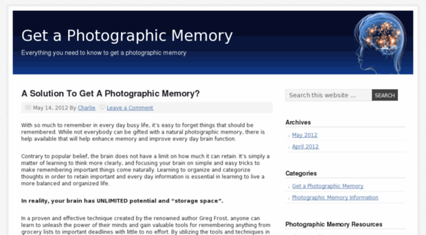getaphotographicmemory.net