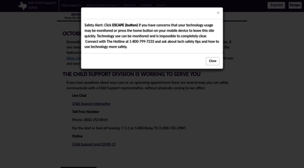 getchildsupportsafely.org
