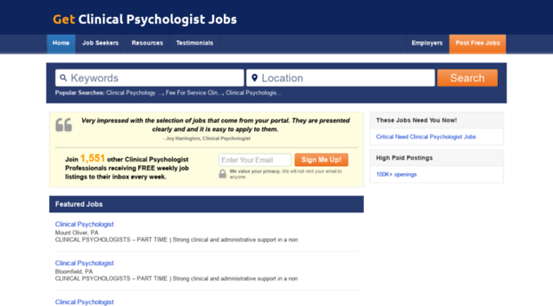 getclinicalpsychologistjobs.com