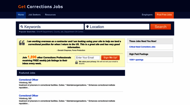 getcorrectionsjobs.com