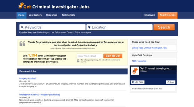 getcriminalinvestigatorjobs.com