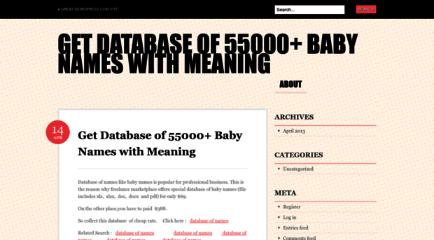 getdatabaseofbabynames.wordpress.com