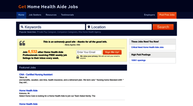 gethomehealthaidejobs.com