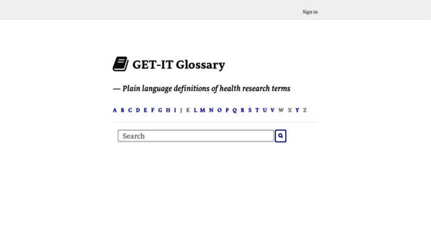 getitglossary.org