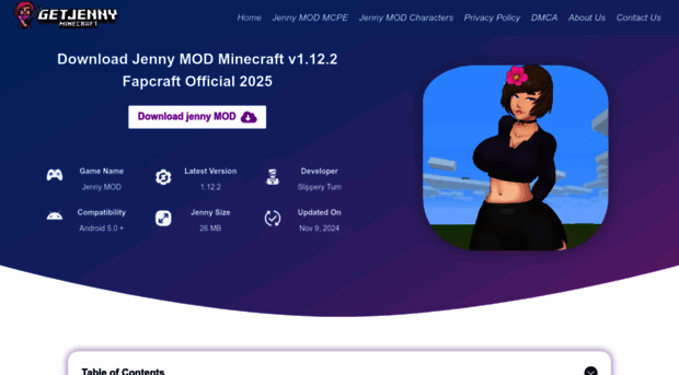 getjennyminecraft.com