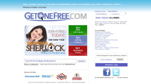 getonefree.com