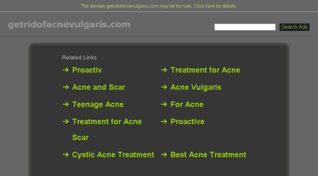 getridofacnevulgaris.com