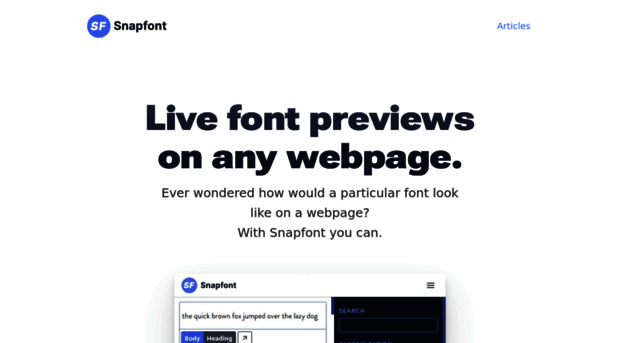 getsnapfont.com