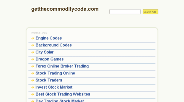 getthecommoditycode.com