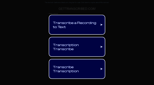 gettranscribed.com