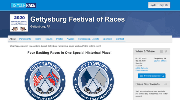 gettysburgfestivalofraces.itsyourrace.com