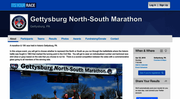 gettysburgnorthsouthmarathon.itsyourrace.com