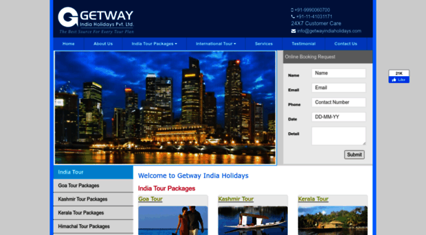 getwayindiaholidays.com