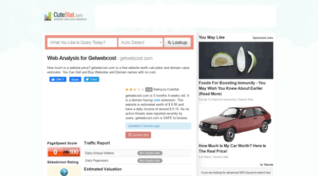 getwebcost.com.cutestat.com