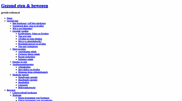 gewicht-verliezen.nl