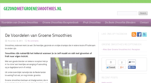 gezondmetgroenesmoothies.nl