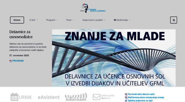 gfml.si - Gimnazija Franca Miklošiča Lju... - Gfml