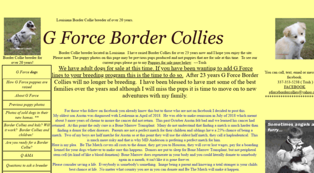 gforcebordercollies.com