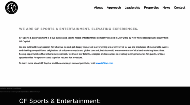 gfsportsandentertainment.com