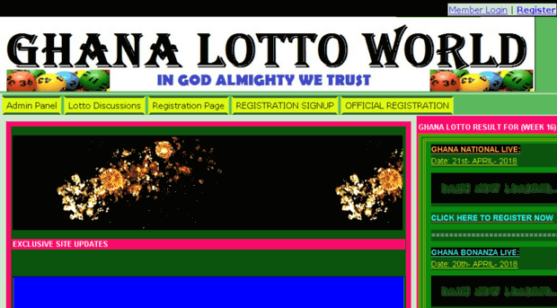 world lotto login