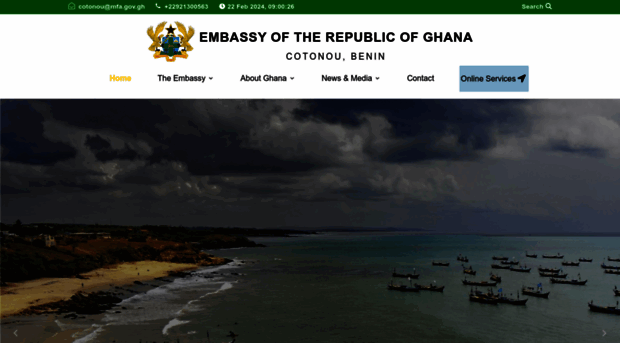 ghanaembassy-benin.com