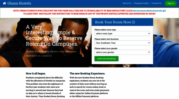 ghanahostels.studentroombook.com