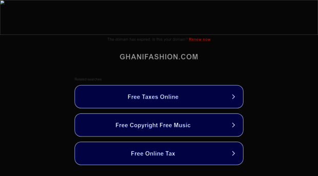 ghanifashion.com