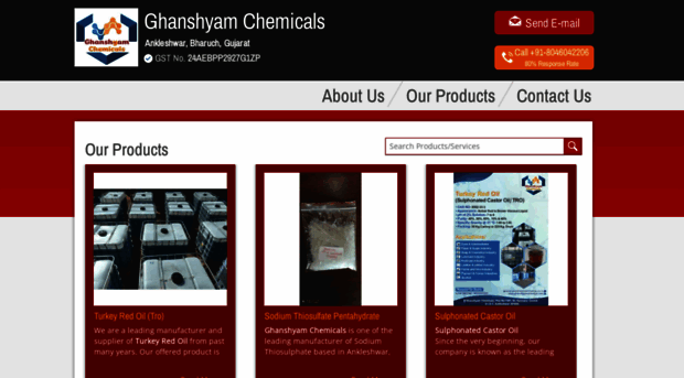 ghanshyamchemical.com