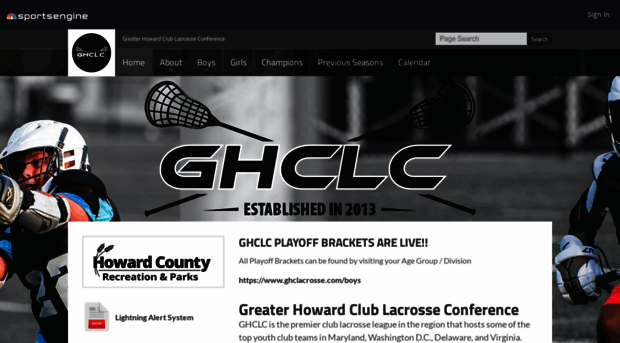 ghclacrosse.com