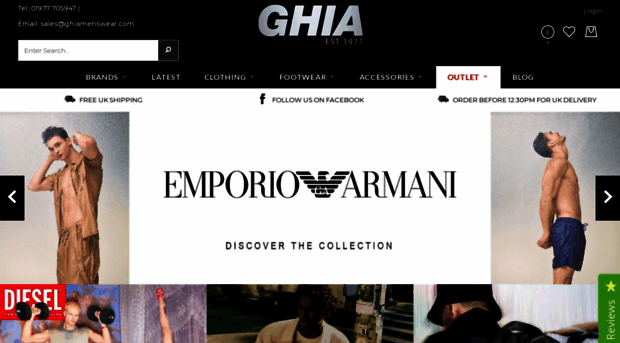 ghiamenswear.com