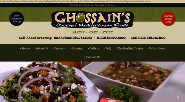 ghossainsbakery.com