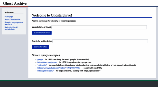 ghostarchive.org
