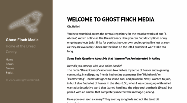 ghostfinchmedia.com