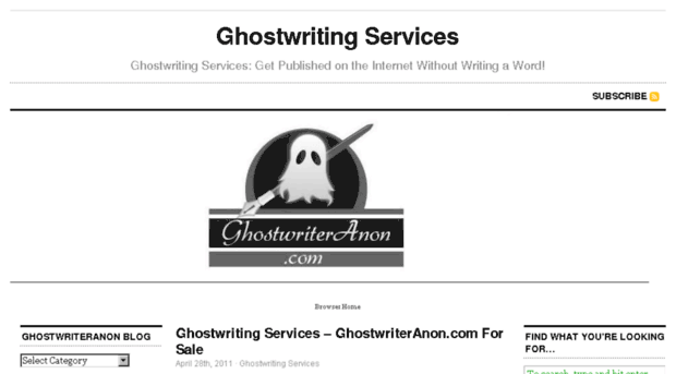 ghostwriteranon.com