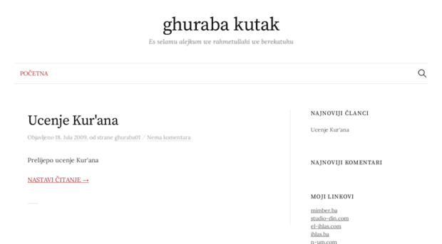 ghuraba.blogger.ba