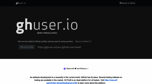 ghuser.io