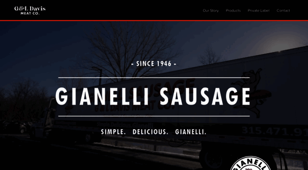 gianellisausage.com