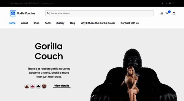 giantgorillacouch.com