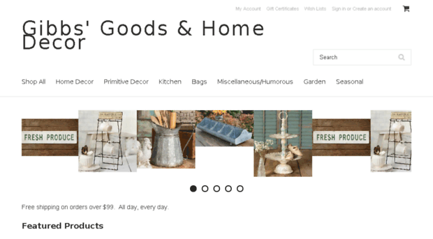 gibbsgoodsandhomedecor.com