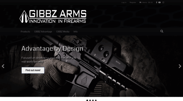 gibbzarms.com