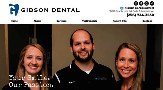 gibsondentalmadison.com